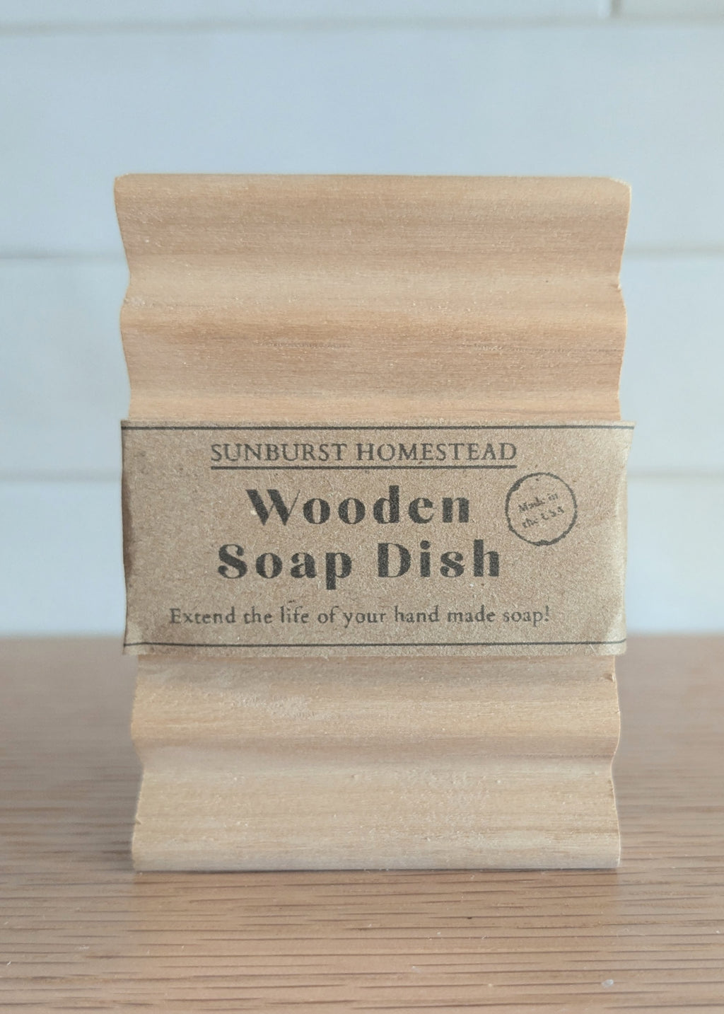 Wooden Soap Dish Mini